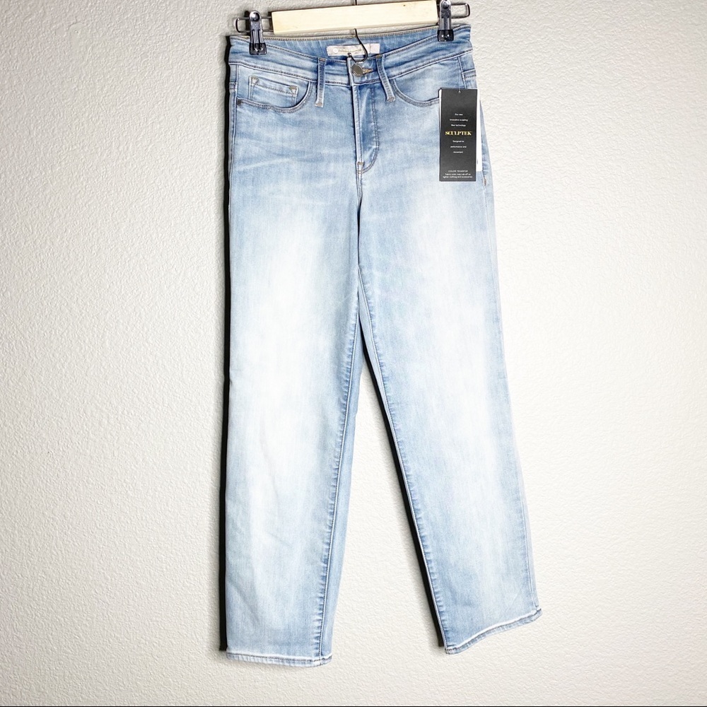 Athleta- Sculptek Slim Straight Jeans Agate Wash Size 2